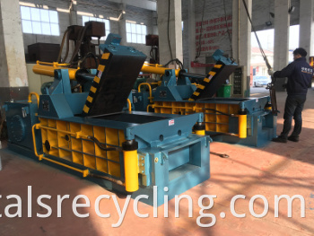 Y81q-135 Forward out Horizontal Metal Baler Scrap Aluminum Copper Steel Baler